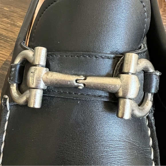 Salvatore Ferragamo ‘Parigi 5’ $795 Horsebit Drives Loafers Black Leather 7.5 - Picture 8 of 17